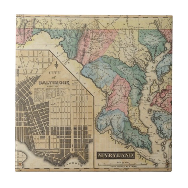 Azulejo De Cerâmica Maryland 8 (Frente)