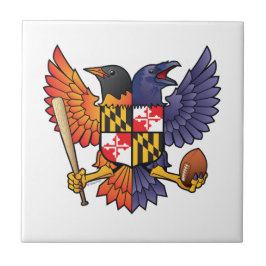Azulejo De Cerâmica Maryland Birdland Crest