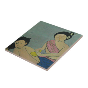 Azulejo De Cerâmica Massagem tradicional tailandesa