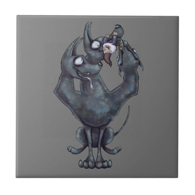 Azulejo De Cerâmica Mastigar Toy (Frente)