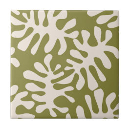 Azulejo De Cerâmica Matisse deixa verde
