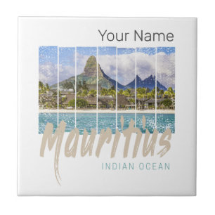 Azulejo De Cerâmica Maurícia Le Morne Brabant Mountain Souvenir