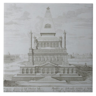 Azulejo De Cerâmica Mausoléu de Halicarnassus, Bodrum, Turquia, de '