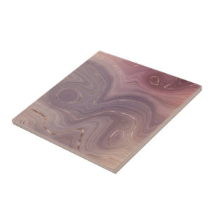 Azulejo De Cerâmica Mauve Strata   Rosa Rosa Rosa Rosa Dourada Dusty A