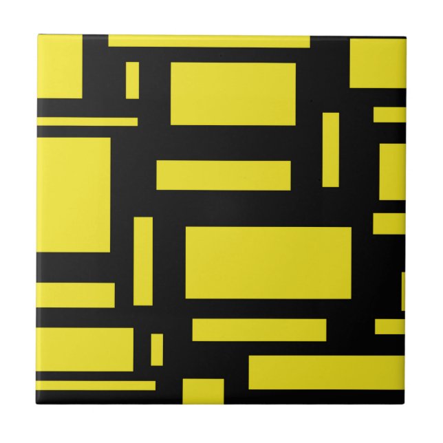 Azulejo De Cerâmica Maze amarelo (Frente)