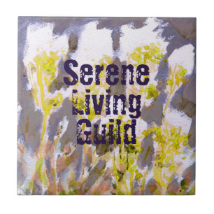 Azulejo De Cerâmica Meadowdoce Serene Living Guild