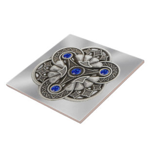 Azulejo De Cerâmica Medalhão da trindade