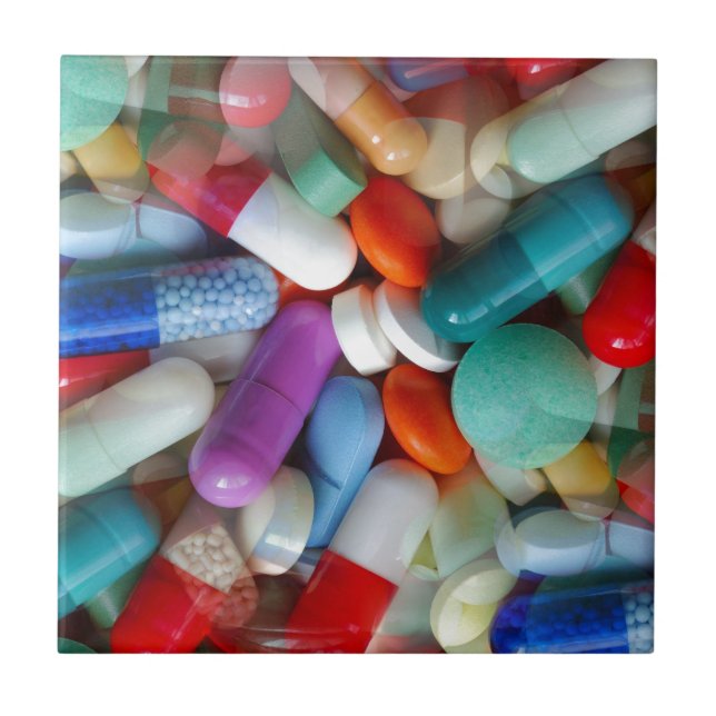 Azulejo De Cerâmica medicamentos anti-inflamatórios (Frente)