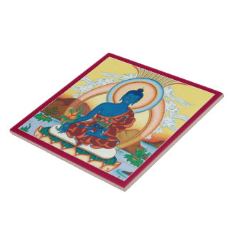 Azulejo De Cerâmica Medicina Buddha da TELHA CERÂMICA - o mestre cura