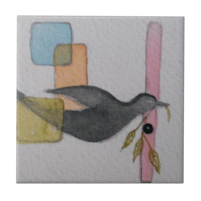 Azulejo De Cerâmica Meditação (Frente)