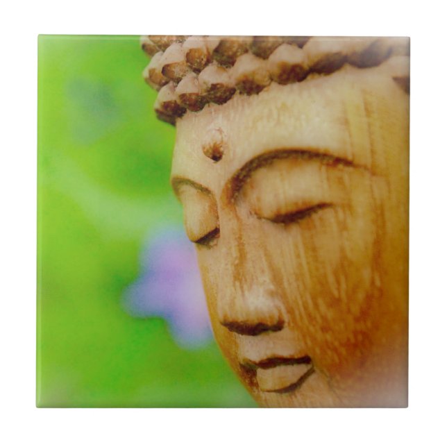 Azulejo De Cerâmica Meditando Buda (Frente)