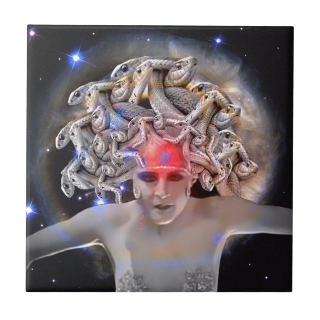 Azulejo De Cerâmica Medusa (Frente)