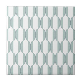 AZULEJO DE CERÂMICA  MEIA LUA RETRO NA LUZ - COR VERDE