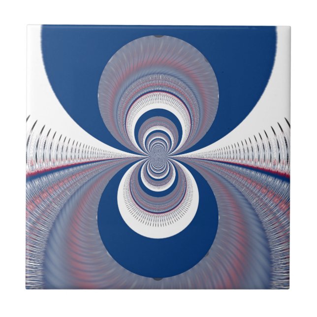 Azulejo De Cerâmica Meio Azul (Frente)