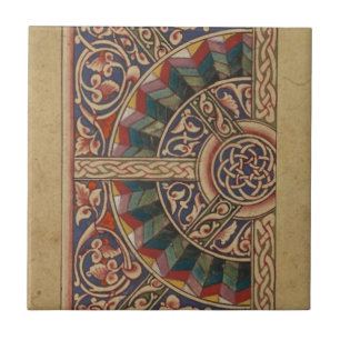 Azulejo De Cerâmica Meio design medieval celta do círculo