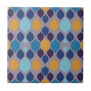 Azulejo De Cerâmica Meio século 1960s Pastel geométrico
