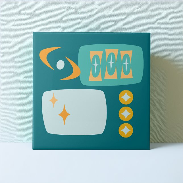 Azulejo De Cerâmica Meio século Atômica (Criador carregado)