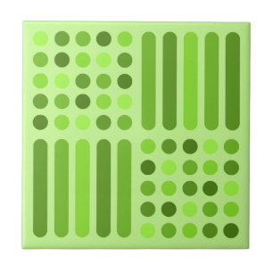 Azulejo De Cerâmica Meio século Círculos Modernos Linhas Chartreuse