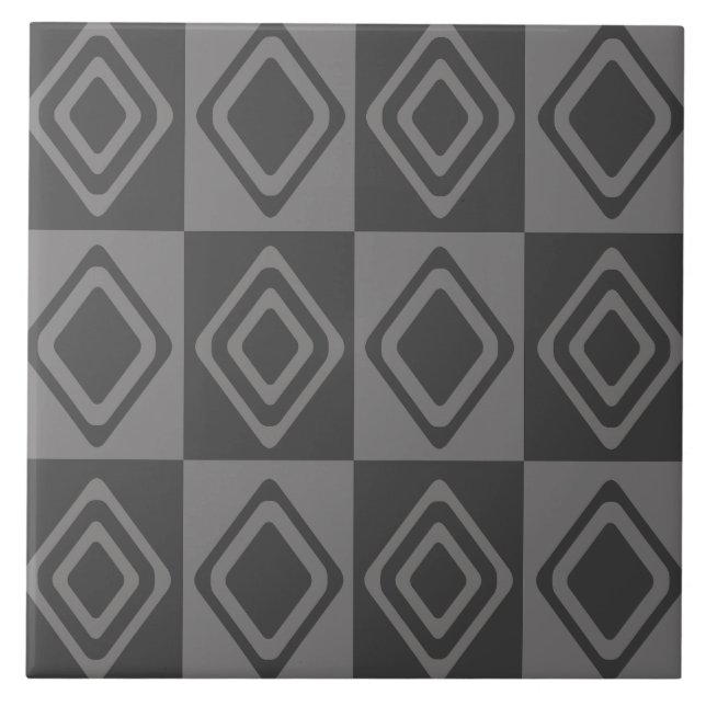 Azulejo De Cerâmica Meio século de Cinza de Ouros Modernos (Frente)