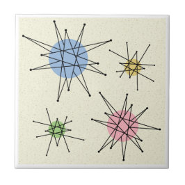 Azulejo De Cerâmica Meio século Franciscan Starburst 3