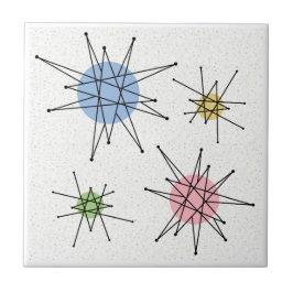 Azulejo De Cerâmica Meio século Franciscan Starburst 4