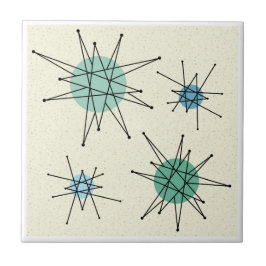 Azulejo De Cerâmica Meio século Franciscan Starburst 5