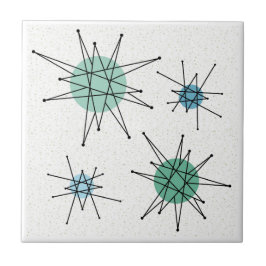 Azulejo De Cerâmica Meio século Franciscan Starburst 6