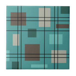 Azulejo De Cerâmica Meio século Modern Geométrico 8