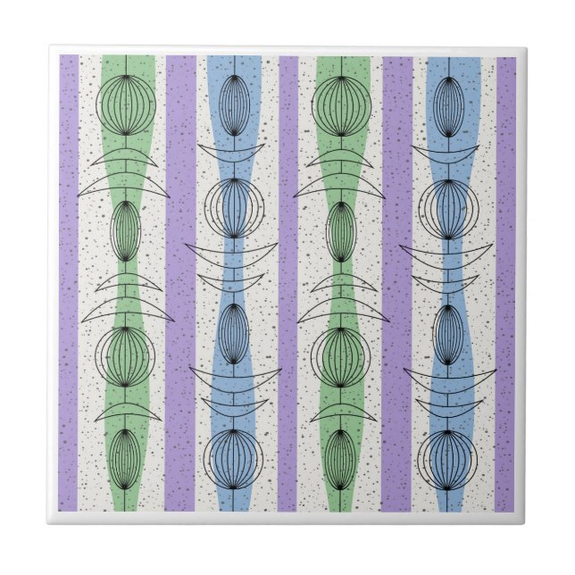 Azulejo De Cerâmica Meio século Modern Mobiles 3 (Frente)