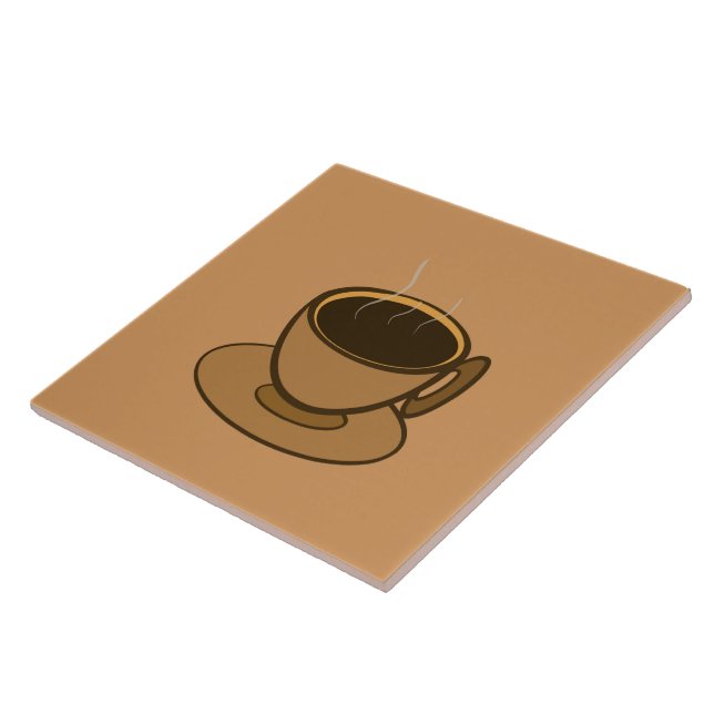 Azulejo De Cerâmica Meio século Moderno Café Marrom (Lateral)