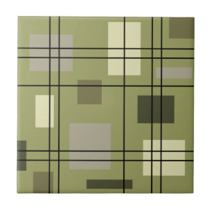 Azulejo De Cerâmica Meio século Moderno Geométrico 18