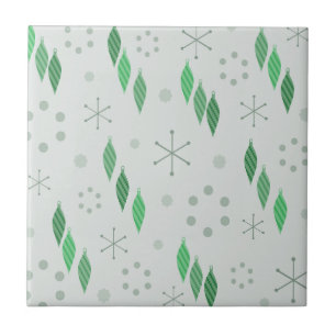Azulejo De Cerâmica Meio século Moderno Verde de inverno