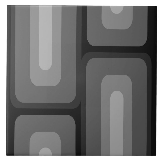 Azulejo De Cerâmica Meio século Retângulo Longo Moderno Retângulos Esc (Frente)