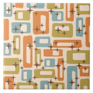 Azulejo De Cerâmica Meio século Retroativo Moderno