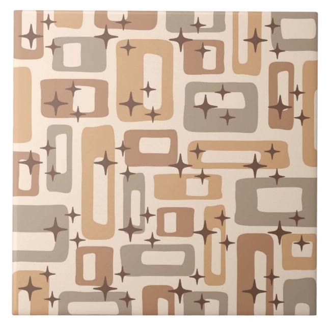 Azulejo De Cerâmica Meio século Retroativo Moderno (Frente)