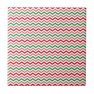 Azulejo De Cerâmica Melancia Summer Zigzag Stripes Padrão-56209