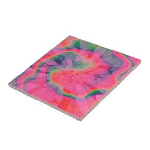 Azulejo De Cerâmica Melancia Tie-dye