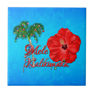 Azulejo De Cerâmica Mele Kalikimaka