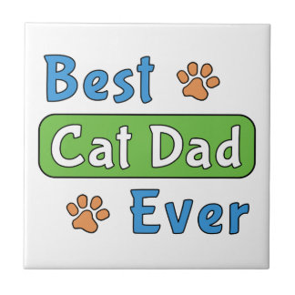 Azulejo De Cerâmica Melhor Pai de Gato de Todos os Tempos