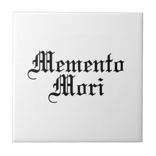 Azulejo De Cerâmica Memento Mori - Frase Latina
