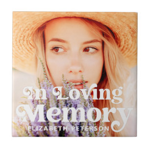 Azulejo De Cerâmica Memória Personalizada Simples De Amor