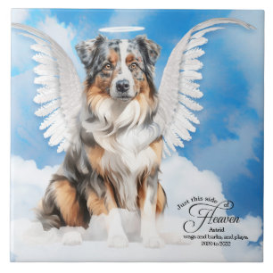 Azulejo De Cerâmica Memorial Personalizado de Animais de Companhia Aus