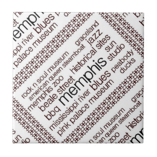 Azulejo De Cerâmica Memphis em Brown