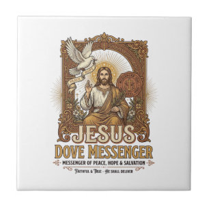 Azulejo De Cerâmica Mensageiro Jesus Pombo Jesus Pombo Mensageiro Cris