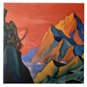 Azulejo De Cerâmica “Mensagem de Shambala” por Nicholas Roerich