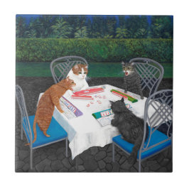 Azulejo De Cerâmica Meowjongg