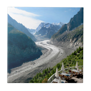 Azulejo De Cerâmica Mer de Glace - Chamonix França