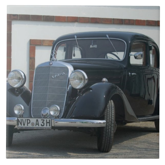 Azulejo De Cerâmica mercedes antigo 3 (Frente)
