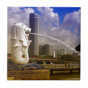 Azulejo De Cerâmica Merlion, Singapore
