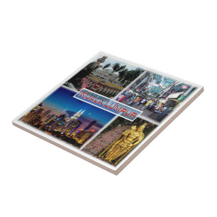 Azulejo De Cerâmica Mesquita de Petaling Street KUALA LUMPUR Jamek,